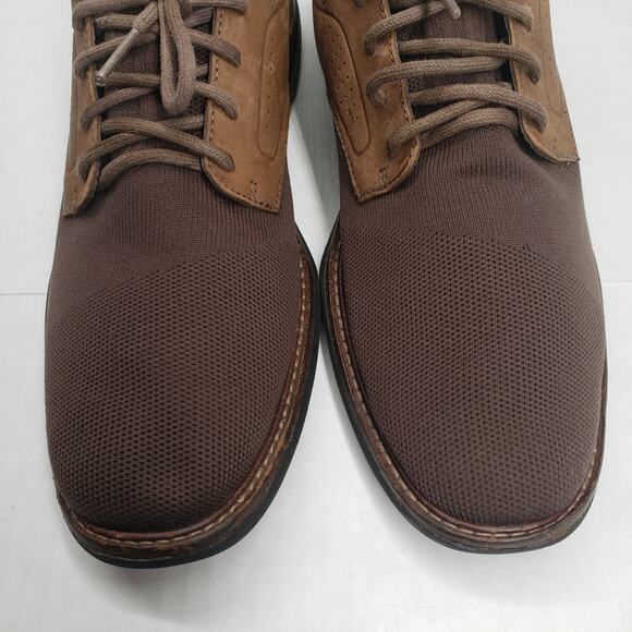 Mark Nason Los Angeles Clubman Westside Oxford Mens 9 Brown Leather Mesh Cushion - Picture 16 of 16